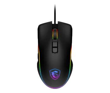 MSI Forge GM300 - Souris Optique - 7 Boutons - LED RGB - 7200 DPI