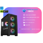 PC Gamer HIROS - Processeur Intel Core i5-12400F - RTX 4060 - 16 Go RAM - 500 Go SSD
