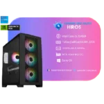 PC Gamer HIROS - Processeur Intel Core i5-12400F - RTX 4060 - 16 Go RAM - 500 Go SSD