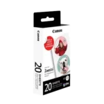 Pack d'autocollants ronds prédécoupés 33 mm Canon ZINK™ - 20 feuilles