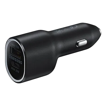 Samsung Chargeur Allume Cigare - Chargeur de voiture double 40W - Noir