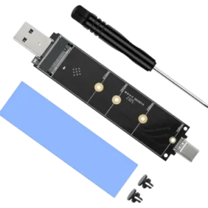 ELUTENG - Adaptateur M.2 NVMe/SATA USB 3.1 Gen 2 - SSD Externe 10 Gbit/s - Compatible M-Key, B-Key, B+M Key