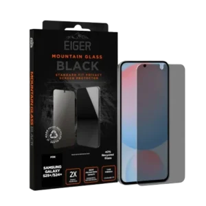 Eiger® - Samsung Galaxy S24 Plus / S25 Plus - Verre Trempé Premium 2.5D Privacy