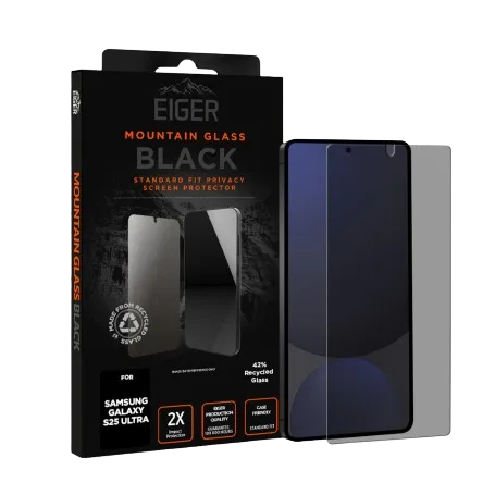 Eiger® - Samsung Galaxy S25 ULTRA - Verre Trempé Premium 2.5D Privacy