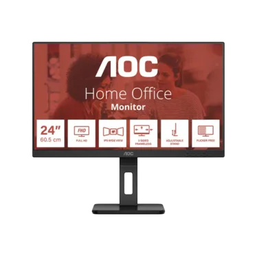 AOC 24″ LED – 24E3QAF Ecran PC Full HD 1080p – 75 Hz – DisplayPort/HDMI/VGA – Noir