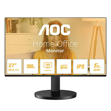 AOC 27″ LED – 27B3HA2 Ecran PC Full HD 1080p – 100 Hz – HDMI/VGA – Noir