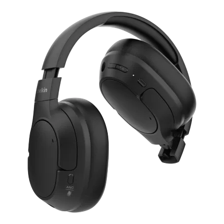 Belkin - Casque audio Bluetooth antibruit (ANC) - Isolation sonore - Noir – Image 3