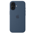 Coque silicone avec MagSafe - iPhone 16 – Denim + Film Hydrogel inclus