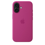 Coque silicone avec MagSafe - iPhone 16 – Fuchsia + Film Hydrogel inclus