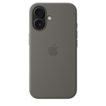 Coque silicone avec MagSafe - iPhone 16 Plus – Gris minéral + Film Hydrogel inclus