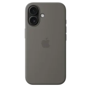Coque silicone avec MagSafe - iPhone 16 Plus – Gris minéral + Film Hydrogel inclus