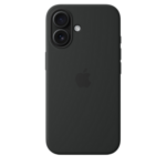Coque silicone avec MagSafe - iPhone 16 Plus – Noir + Film Hydrogel inclus
