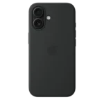 Capa de silicone com MagSafe - iPhone 16 – Preto + Película de hidrogel incluída