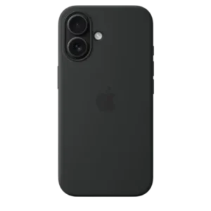 Coque silicone avec MagSafe - iPhone 16 Plus – Noir + Film Hydrogel inclus