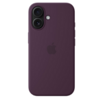 Coque silicone avec MagSafe - iPhone 16 Plus – Prune + Film Hydrogel inclus