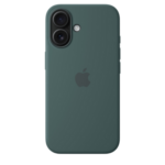 Coque silicone avec MagSafe - iPhone 16 Plus – Vert lacustre + Film Hydrogel inclus
