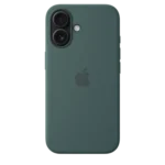 Siliconenhoesje met MagSafe - iPhone 16 Plus – Meergroen + inclusief hydrogel-folie