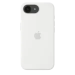 Coque silicone - iPhone 16e – Blanc
