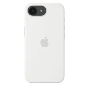 Coque silicone - iPhone 16e – Blanc