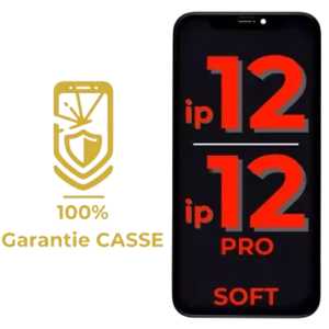 Ecran LCD iPhone 12 / 12 PRO Soft OLED - Garantie 100% CASSE