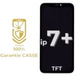 Ecran LCD iPhone 7 PLUS TFT - Noir - Garantie 100% CASSE