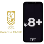 Ecran LCD iPhone 8 PLUS TFT - Noir - Garantie 100% CASSE