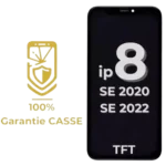 Ecran LCD iPhone 8 / SE 2020 / SE 2022 TFT - Noir - Garantie 100% CASSE