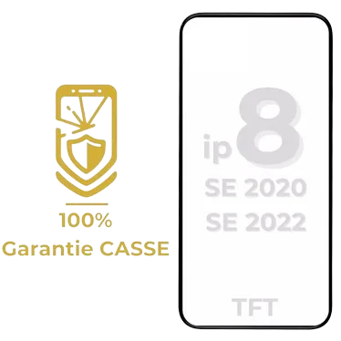 Ecran LCD iPhone 8 / SE 2020 / SE 2022 TFT - Blanc - Garantie 100% CASSE
