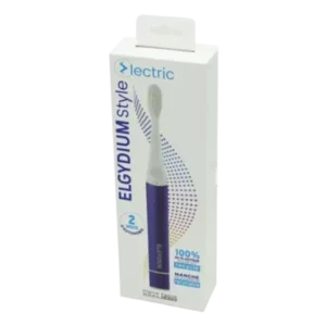 Elgydium Style Electric 1 - Brosse à Dents Électrique Bleue Éco-Responsable