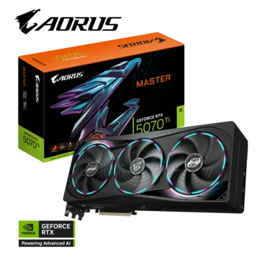 Gigabyte AORUS GeForce RTX™ 5070 Ti MASTER 16G