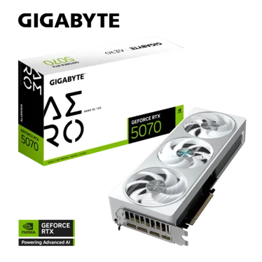 Gigabyte GeForce RTX™ 5070 AERO OC 12G