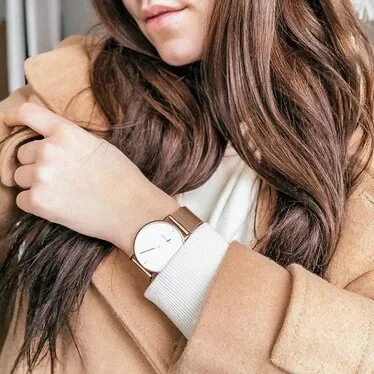 IAMKAMU Aurora - Montre en acier inoxydable - Quartz GL20 - Blanc – Image 4