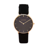 IAMKAMU Enigma Velours - Montre en cuir - Quartz GL20 - Noir