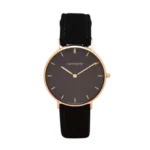 IAMKAMU Enigma Velours - Montre en cuir - Quartz GL20 - Noir