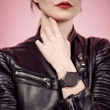 IAMKAMU Onyx - Montre en acier inoxydable - Quartz GL20 - Noir – Image 4