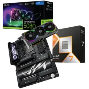 Kit Upgrade PC - AMD Ryzen 7 9800X3D / ASUS ROG CROSSHAIR X870E HERO / PNY GeForce RTX™ 5080