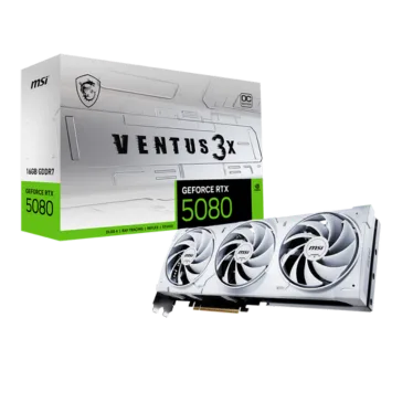 MSI GeForce RTX™ 5080 16G VENTUS 3X OC BLANC