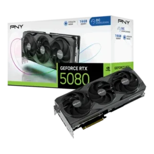PNY GeForce RTX™ 5080 Overclocked Triple Fan GPU