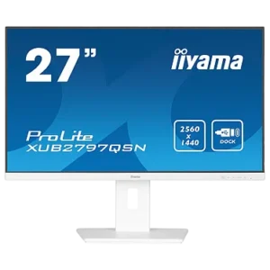 iiyama ProLite XUB2797QSN-W2 - Écran PC 68,5 cm (27") - 2560 x 1440 pixels - Ultra HD LED - Blanc