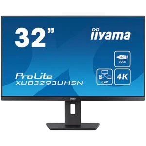 iiyama ProLite XUB3293UHSN-B5 - Écran PC 80 cm (31,5") - 3840 x 2160 pixels - 4K Ultra HD - Noir