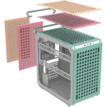 Cooler Master - QUBE 500 Flatpack - Crema, Menta, Rosa (Kit)