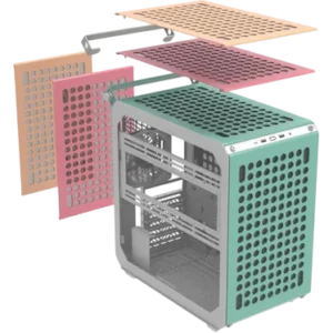 Cooler Master - QUBE 500 Flatpack - Crème, Menthe, Rose (En kit)
