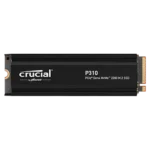 Crucial P310 – SSD 1 To – 3D NAND M.2 2280 NVMe – PCIe 4.0 x4 + Dissipateur