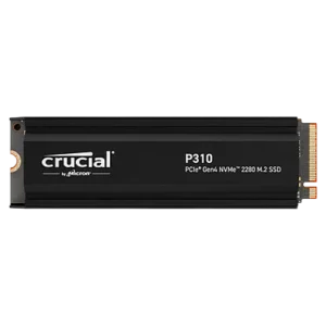 Crucial P310 – SSD 2 To – 3D NAND M.2 2280 NVMe – PCIe 4.0 x4 + Dissipateur