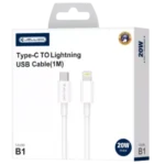 JELLICO B1 - Cable USB-C vers Lightning (3.1 A) - 1 mètre