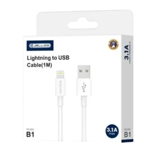 JELLICO B1 - Cable USB vers Lightning (3.1 A) - 1 mètre