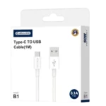 JELLICO B1 - Cable USB vers USB-C (3.1 A) - 1 mètre