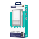 JELLICO EU02 - Dual-Port USB Power Adapter (2.4 A) with USB-to-Lightning Cable - White