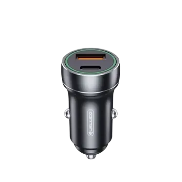 JELLICO F4 - Adaptateur allume cigare USB (18W) / USB-C (20W) – Noir – Image 3