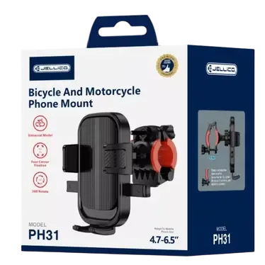 JELLICO PH31 - Soporte para smartphone para bicicleta y moto